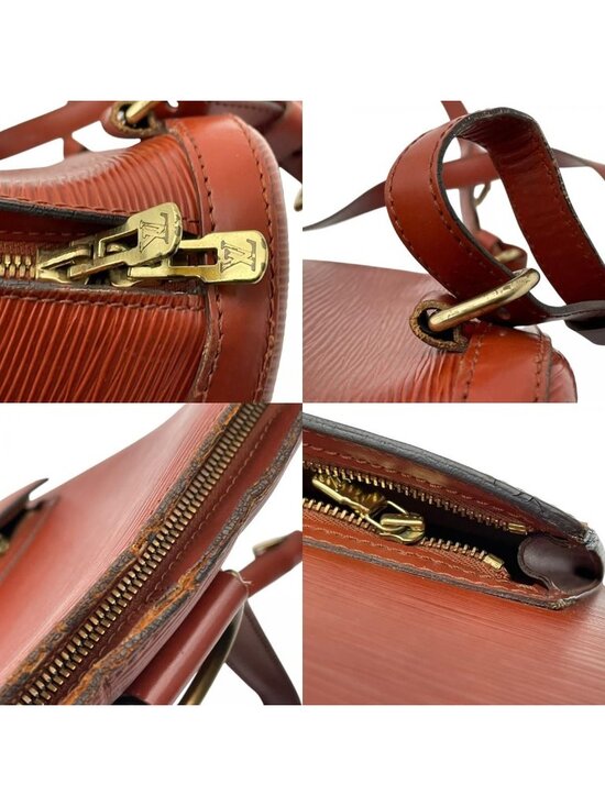 Louis Vuitton Epi Backpack Purse Leather Brown Gold Woman U6 main image 9